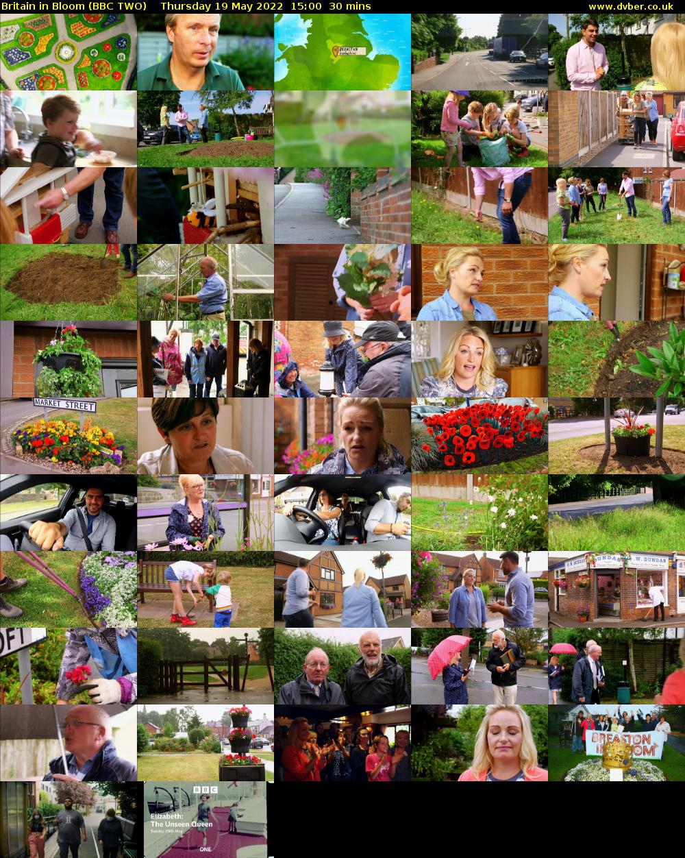 Britain in Bloom (BBC TWO) Thursday 19 May 2022 15:00 - 15:30