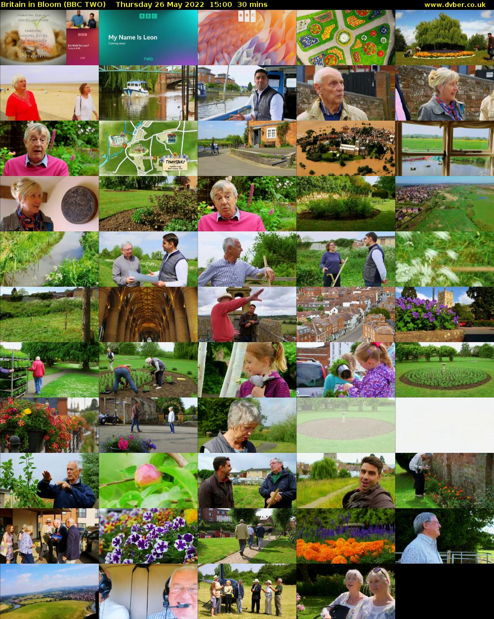 Britain in Bloom (BBC TWO) Thursday 26 May 2022 15:00 - 15:30