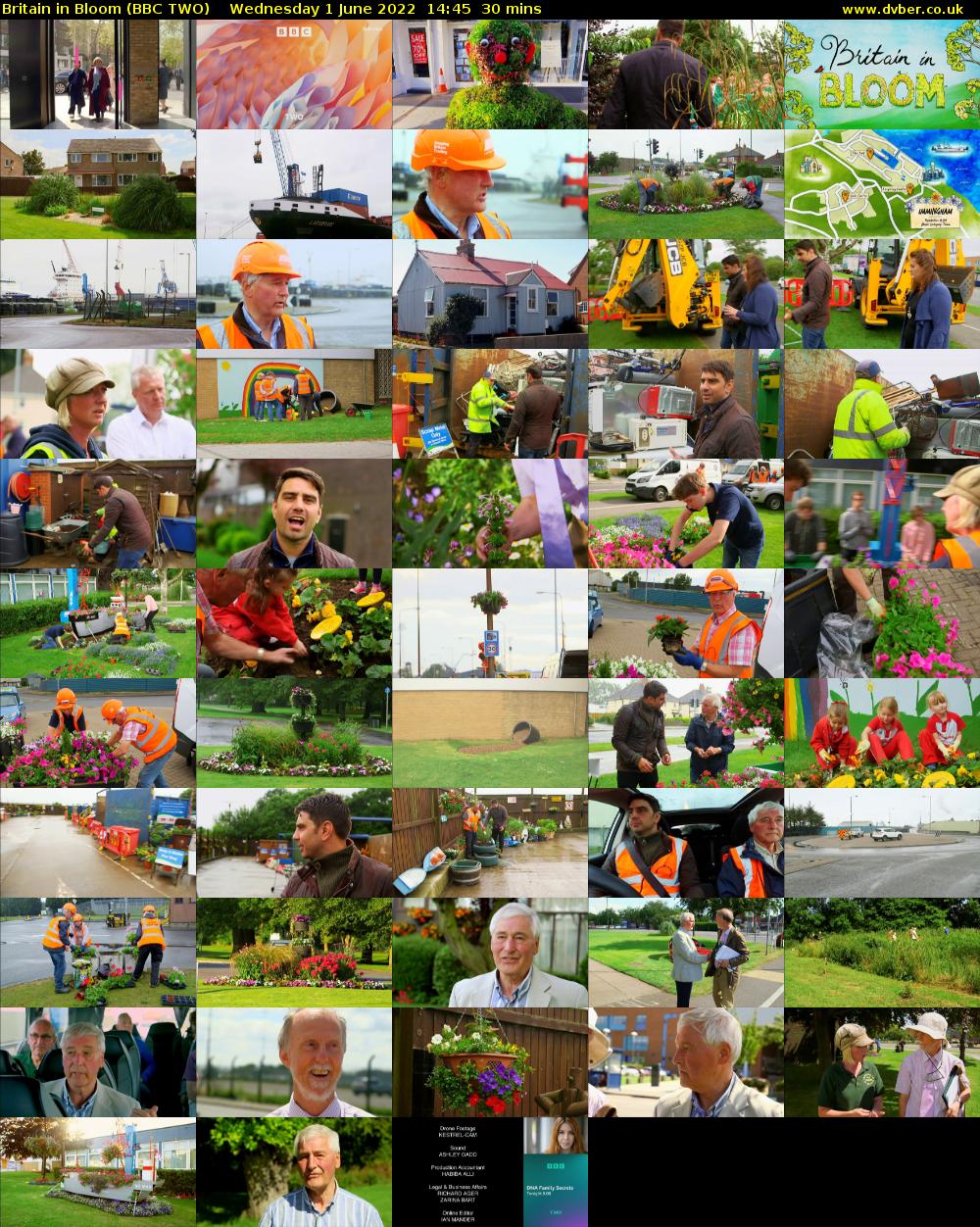 Britain in Bloom (BBC TWO) Wednesday 1 June 2022 14:45 - 15:15