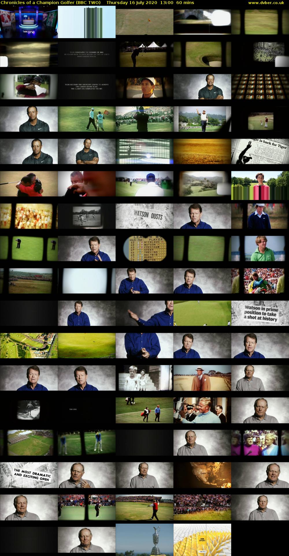 Chronicles of a Champion Golfer (BBC TWO) Thursday 16 July 2020 13:00 - 14:00