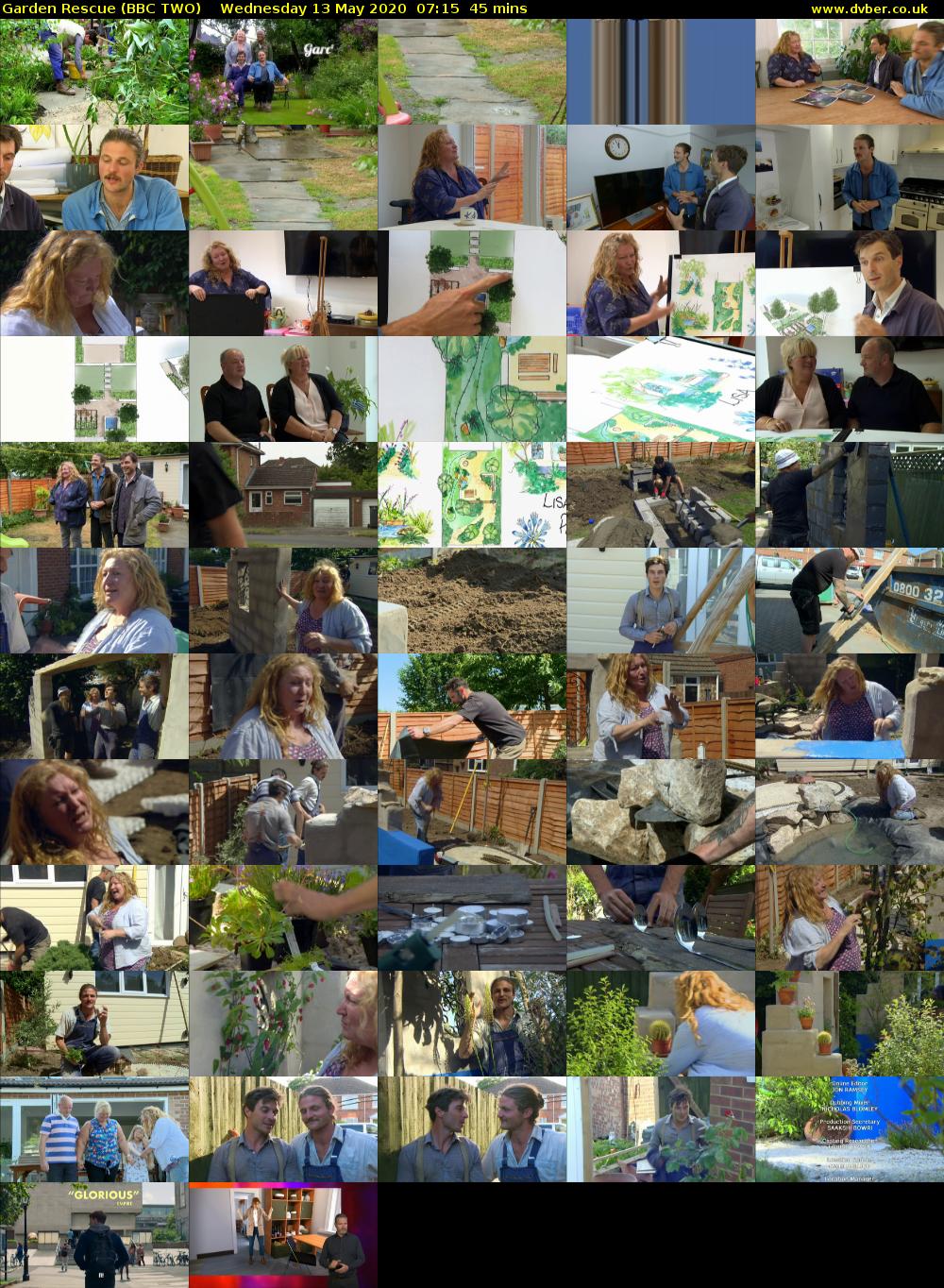 Garden Rescue (BBC TWO) Wednesday 13 May 2020 07:15 - 08:00