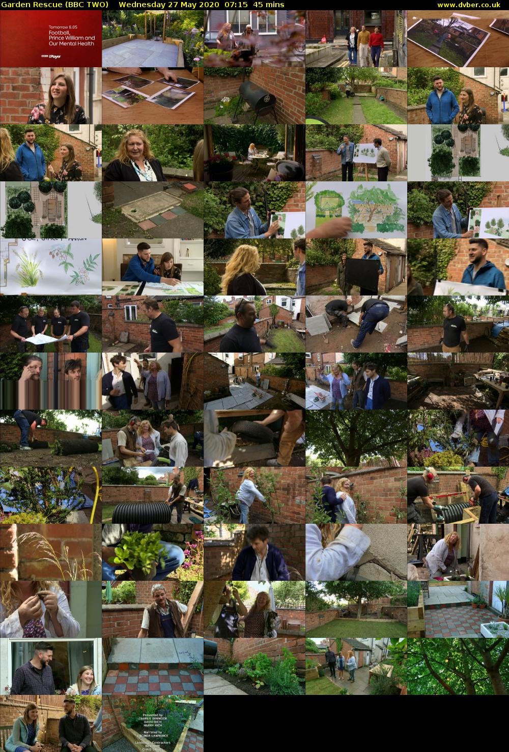 Garden Rescue (BBC TWO) Wednesday 27 May 2020 07:15 - 08:00