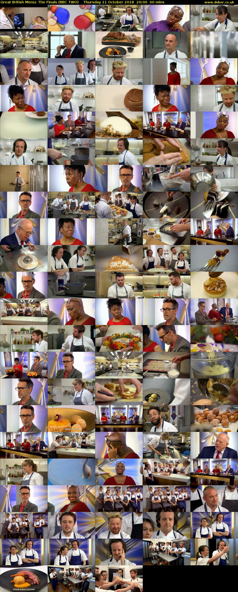 Great British Menu: The Finals (BBC TWO) Thursday 11 October 2018 20:00 - 21:00