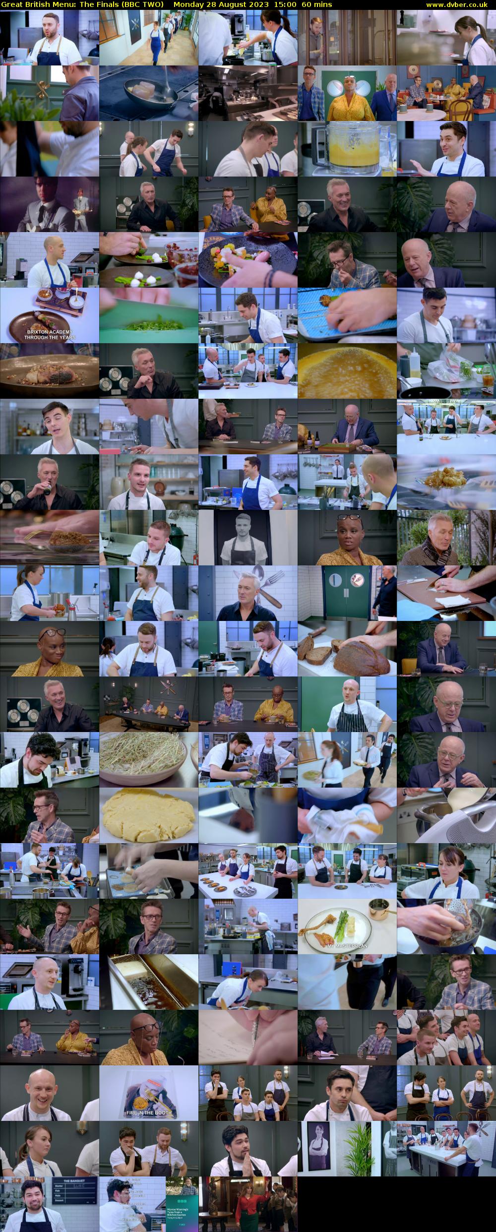 Great British Menu: The Finals (BBC TWO) Monday 28 August 2023 15:00 - 16:00