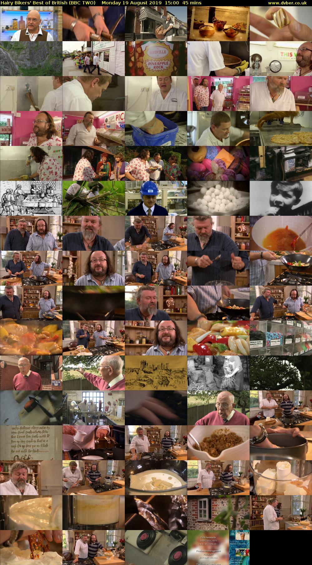 Hairy Bikers' Best of British (BBC TWO) Monday 19 August 2019 15:00 - 15:45
