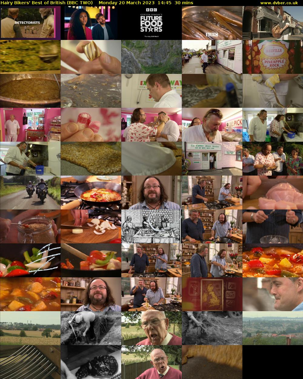 Hairy Bikers' Best of British (BBC TWO) Monday 20 March 2023 14:45 - 15:15