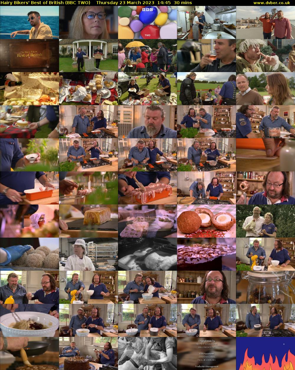 Hairy Bikers' Best of British (BBC TWO) Thursday 23 March 2023 14:45 - 15:15