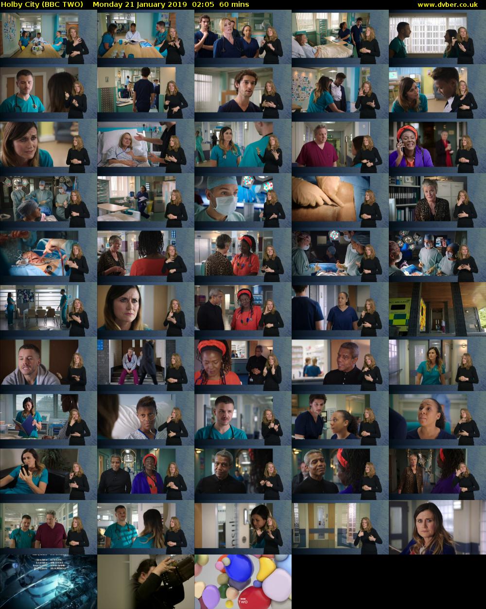 Holby City (BBC TWO) Monday 21 January 2019 02:05 - 03:05