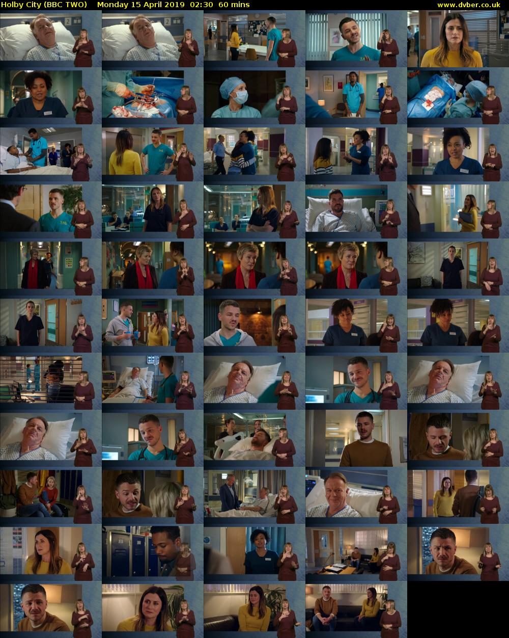 Holby City (BBC TWO) Monday 15 April 2019 02:30 - 03:30