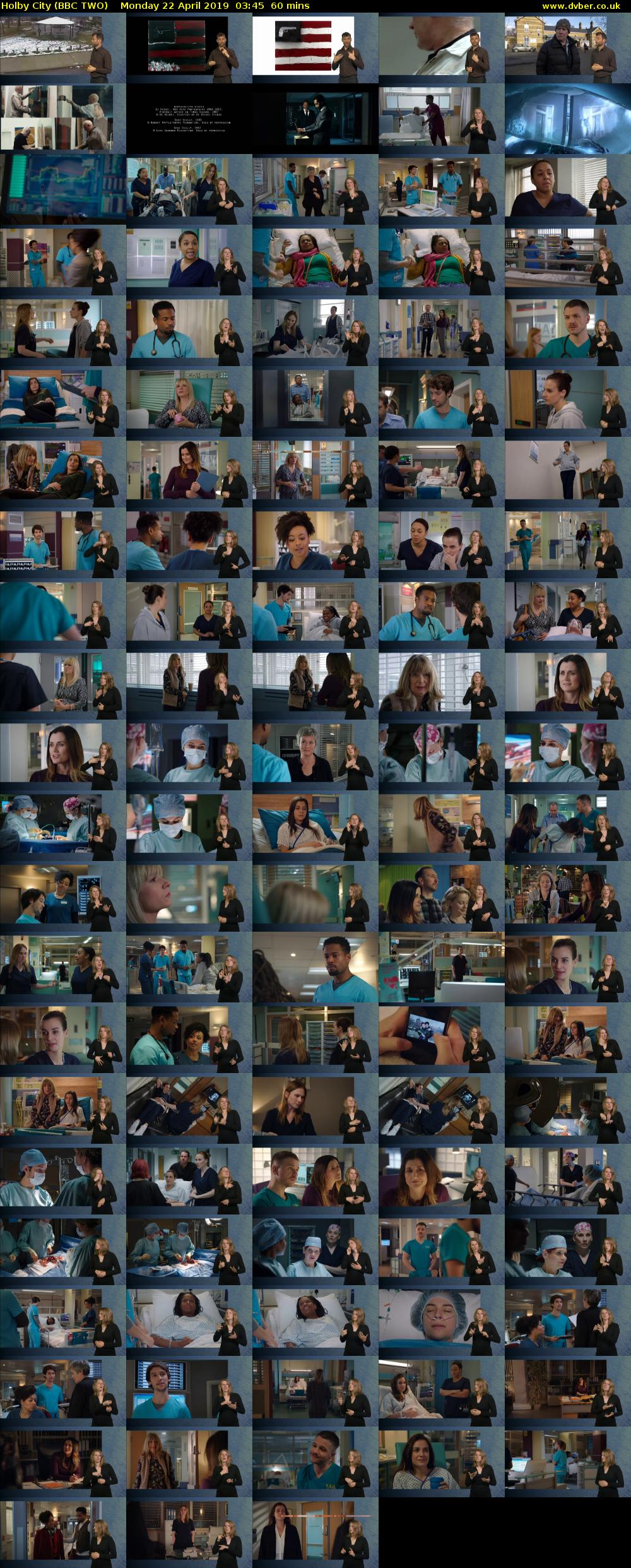 Holby City (BBC TWO) Monday 22 April 2019 03:45 - 04:45