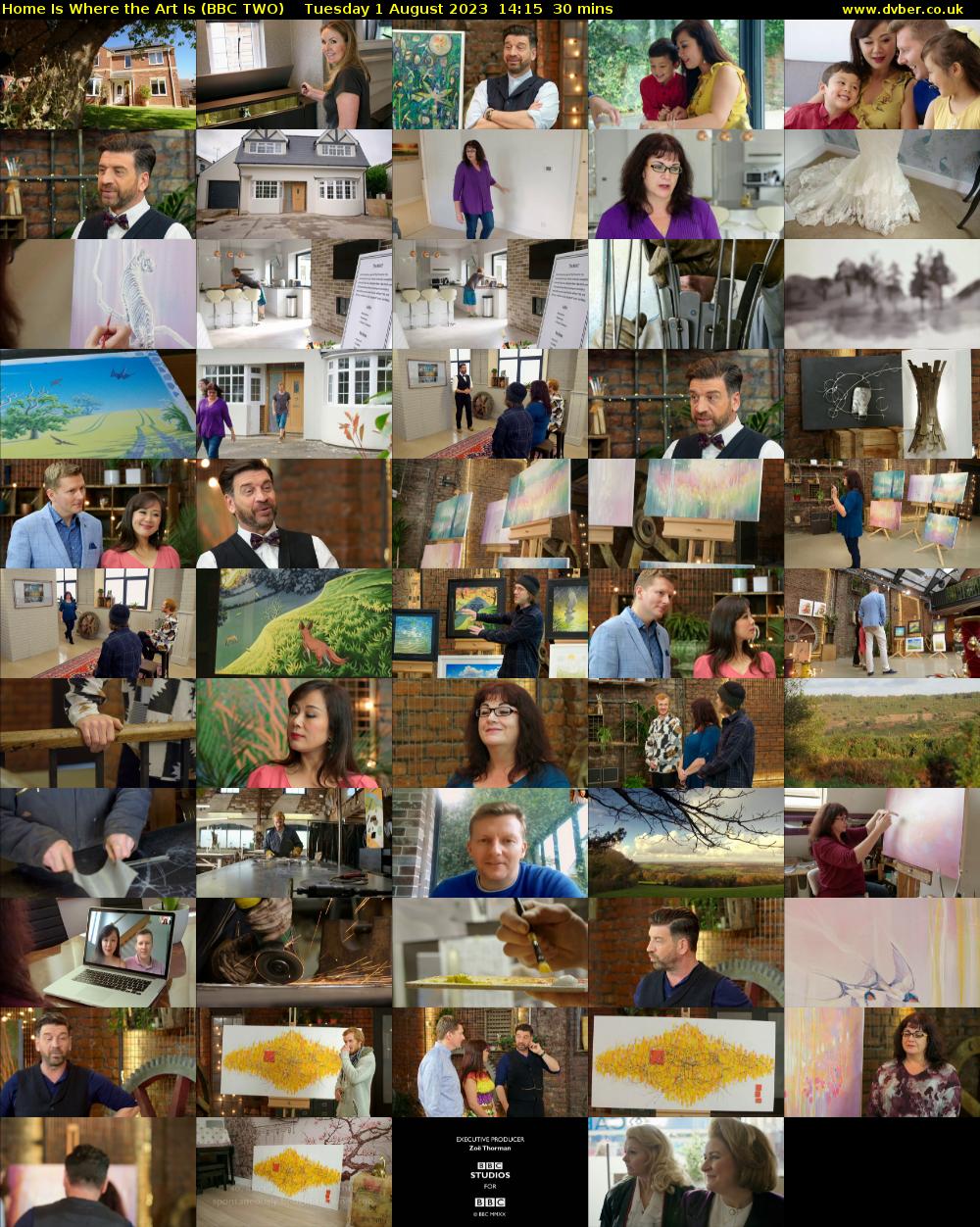 Home Is Where the Art Is (BBC TWO) Tuesday 1 August 2023 14:15 - 14:45
