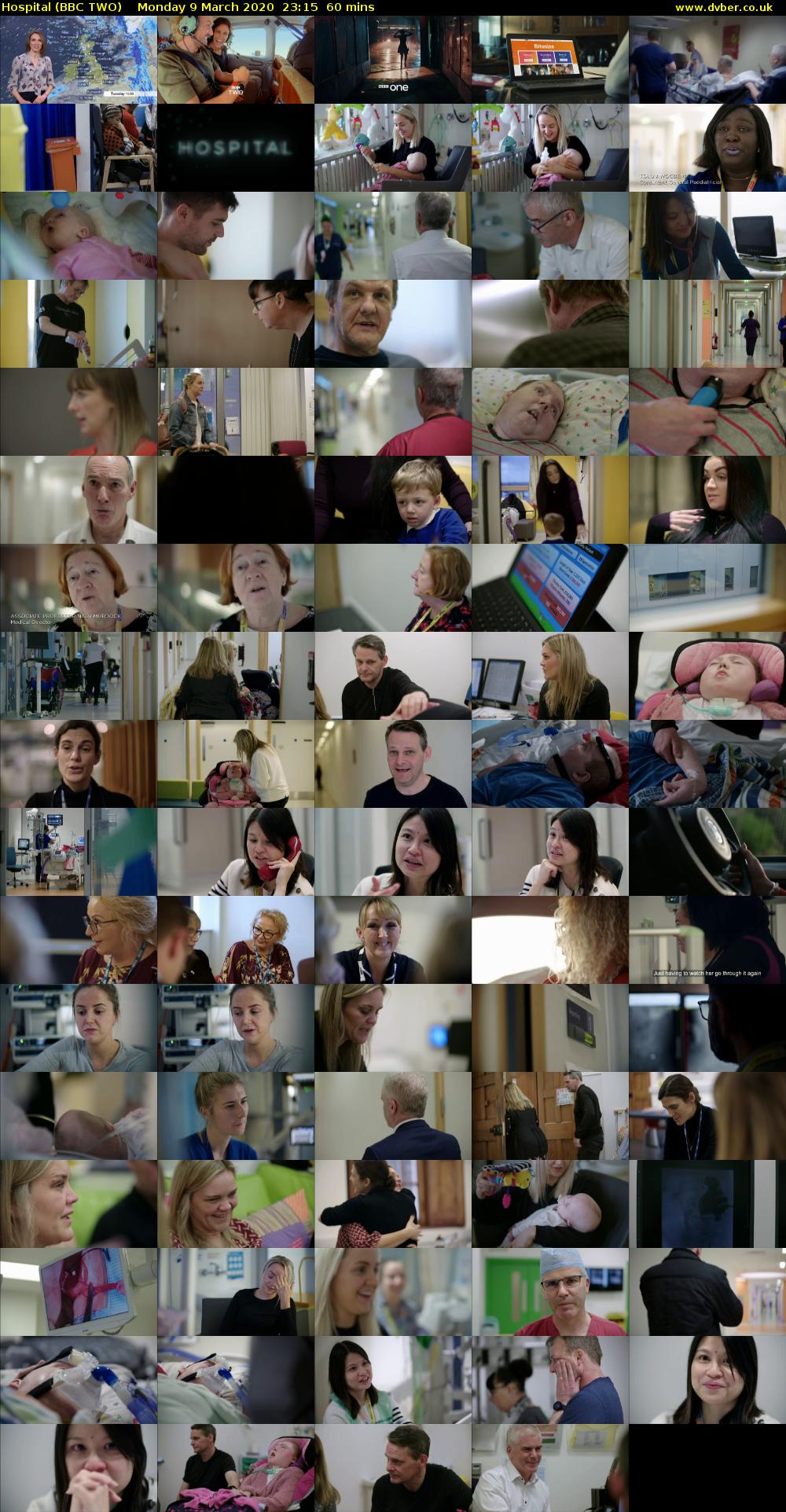 Hospital (BBC TWO) Monday 9 March 2020 23:15 - 00:15