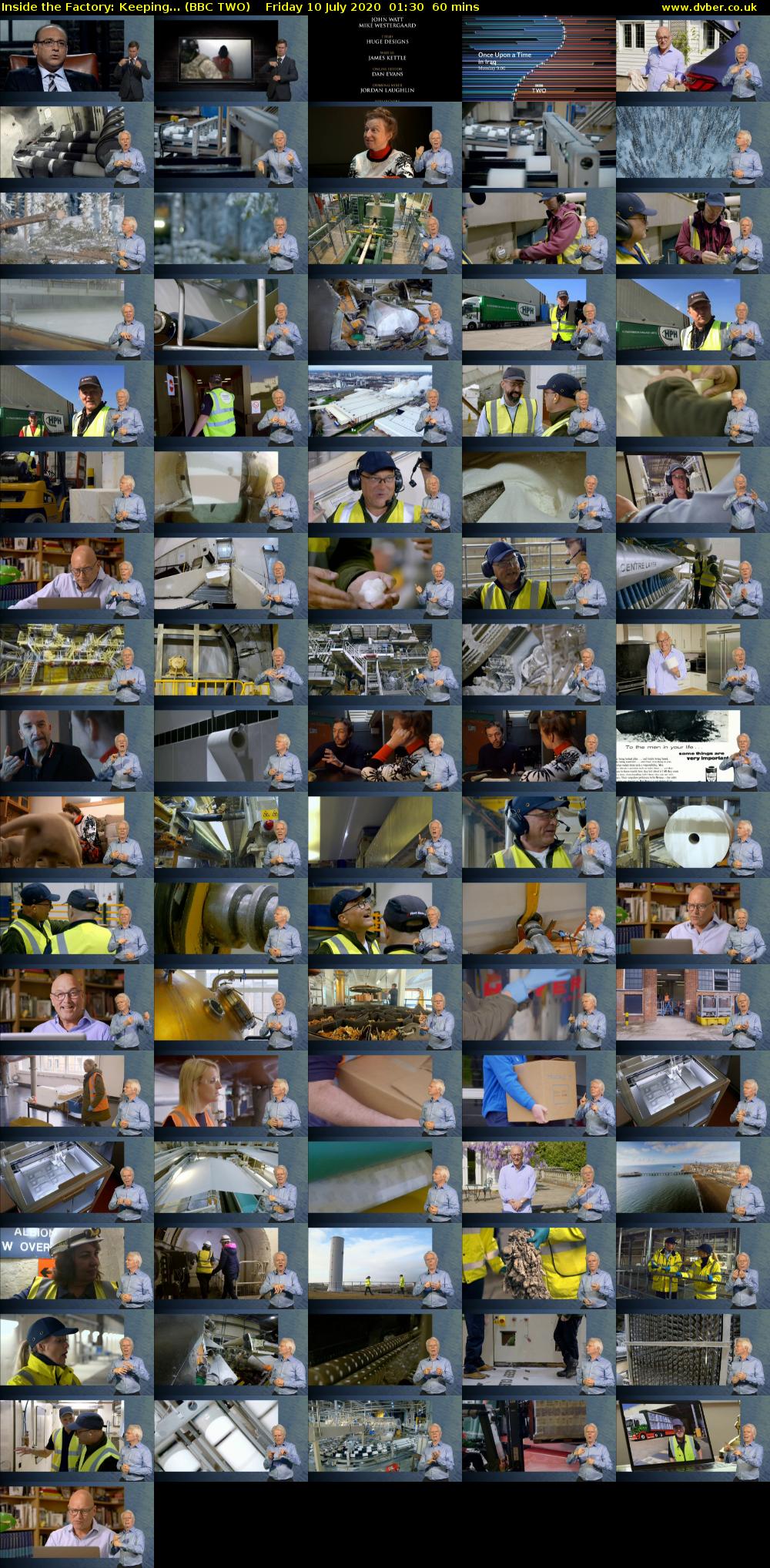 Inside the Factory: Keeping... (BBC TWO) Friday 10 July 2020 01:30 - 02:30