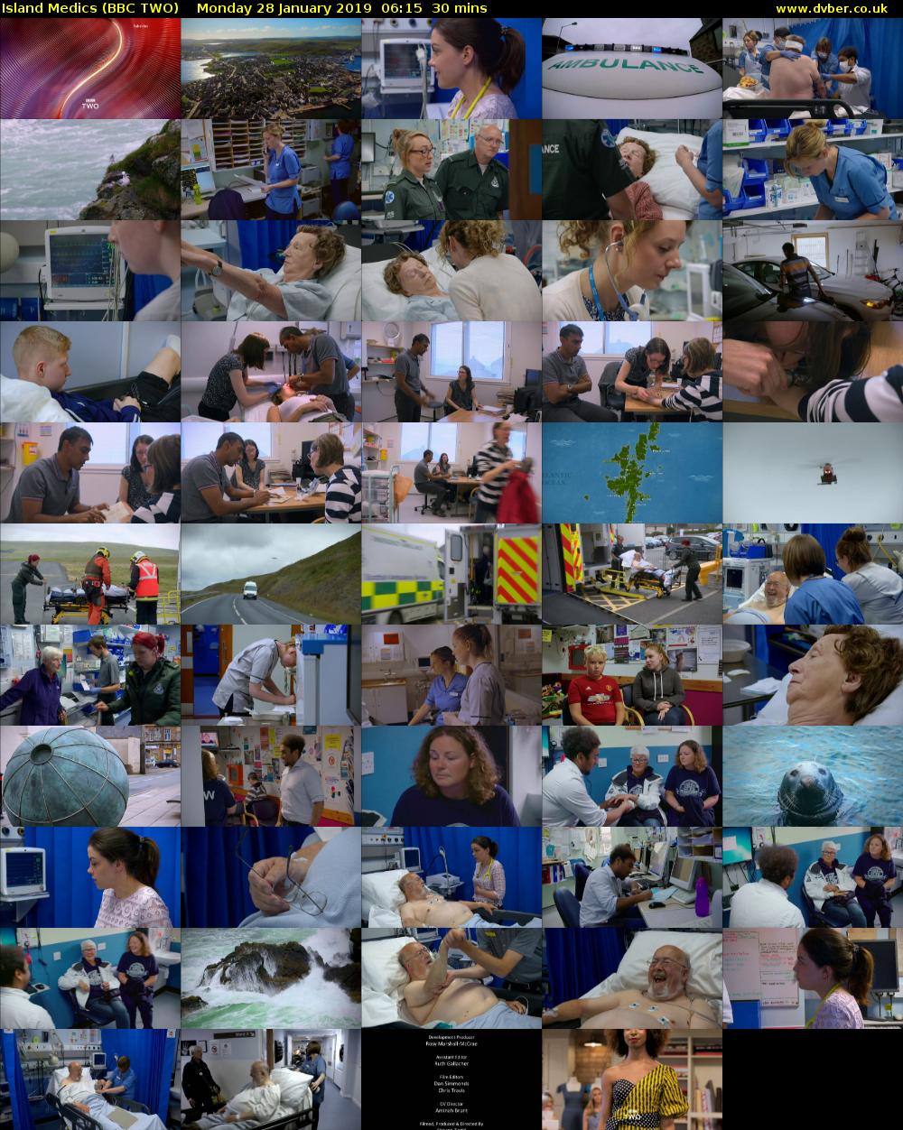 Island Medics (BBC TWO) Monday 28 January 2019 06:15 - 06:45