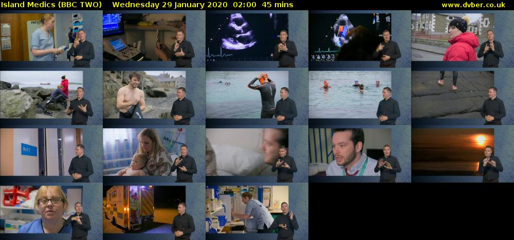 Island Medics (BBC TWO) Wednesday 29 January 2020 02:00 - 02:45