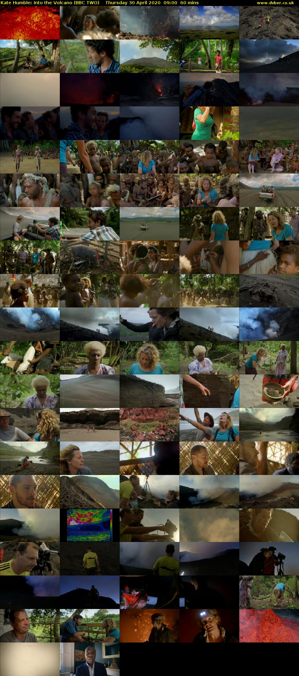 Kate Humble: Into the Volcano (BBC TWO) Thursday 30 April 2020 09:00 - 10:00