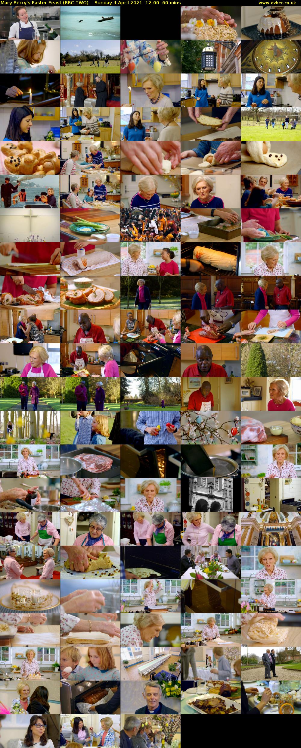 Mary Berry's Easter Feast (BBC TWO) Sunday 4 April 2021 12:00 - 13:00
