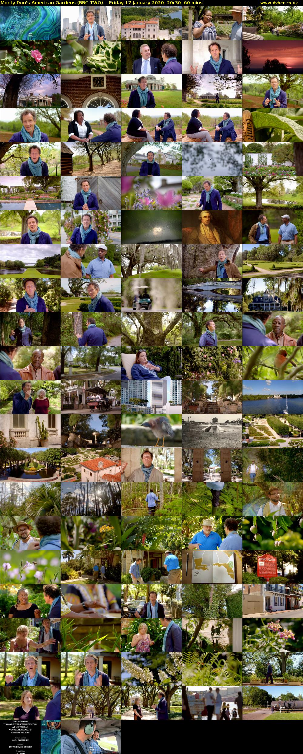 Monty Don's American Gardens (BBC TWO) Friday 17 January 2020 20:30 - 21:30