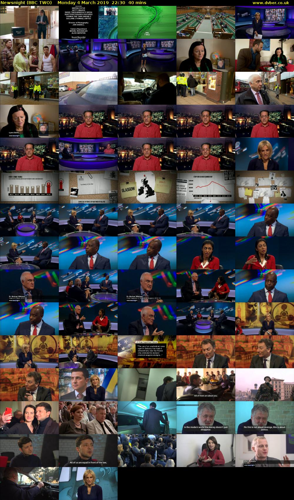 Newsnight (BBC TWO) Monday 4 March 2019 22:30 - 23:10
