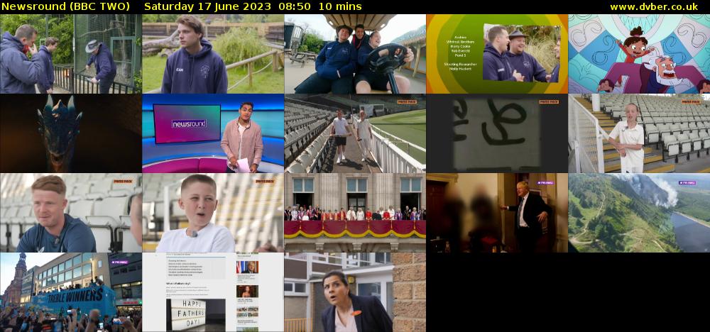 Newsround (BBC TWO) Saturday 17 June 2023 08:50 - 09:00
