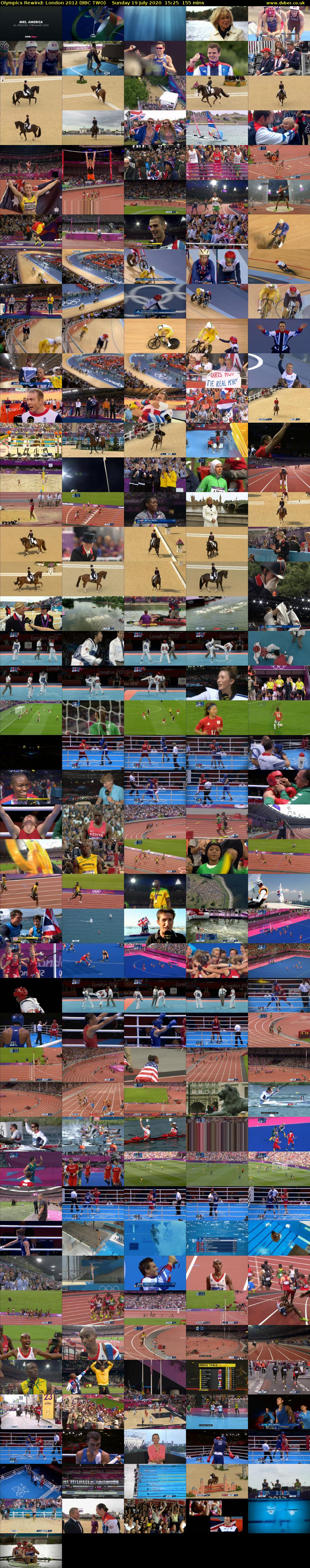 Olympics Rewind: London 2012 (BBC TWO) Sunday 19 July 2020 15:25 - 18:00