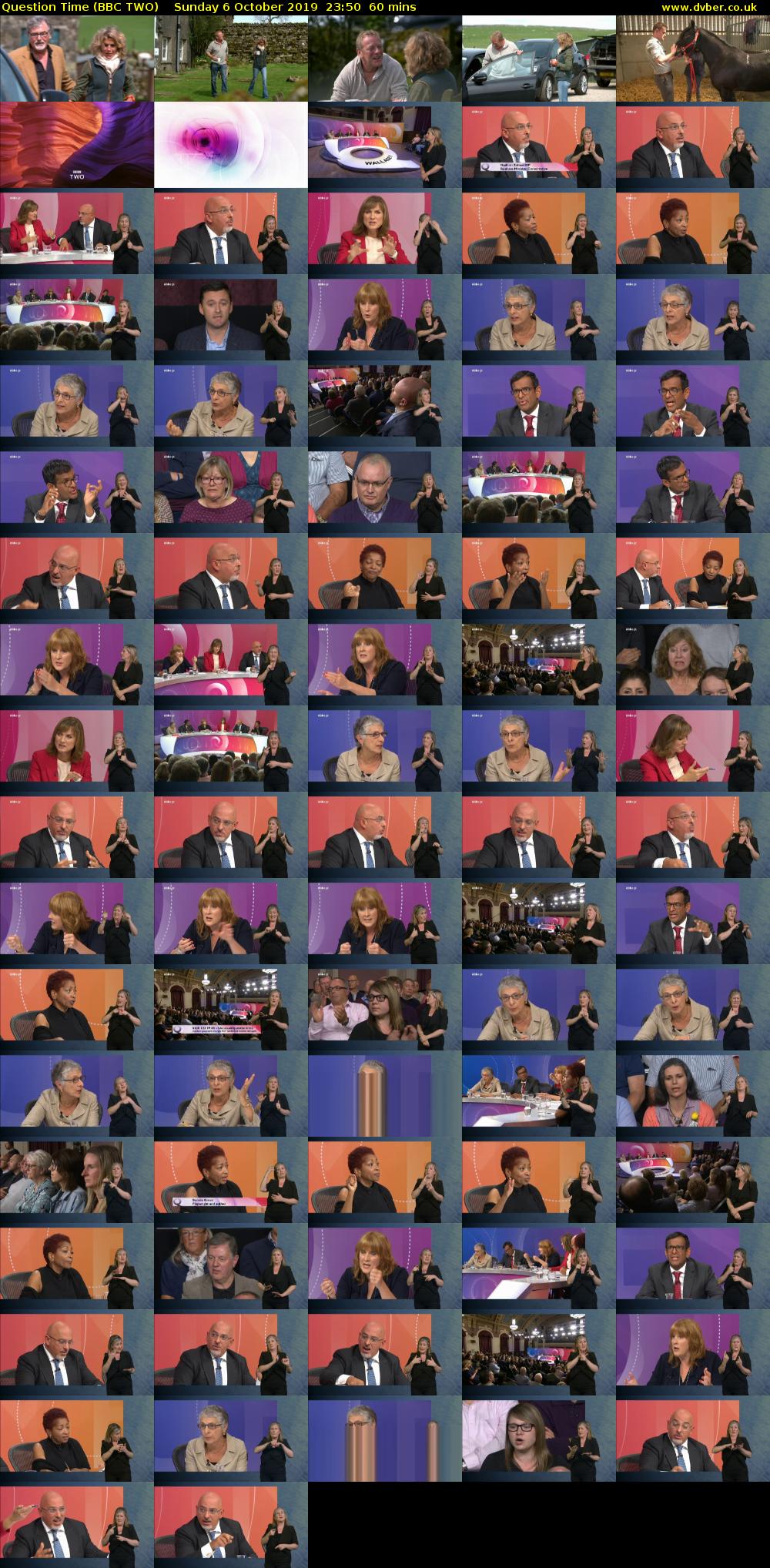 Question Time (BBC TWO) Sunday 6 October 2019 23:50 - 00:50