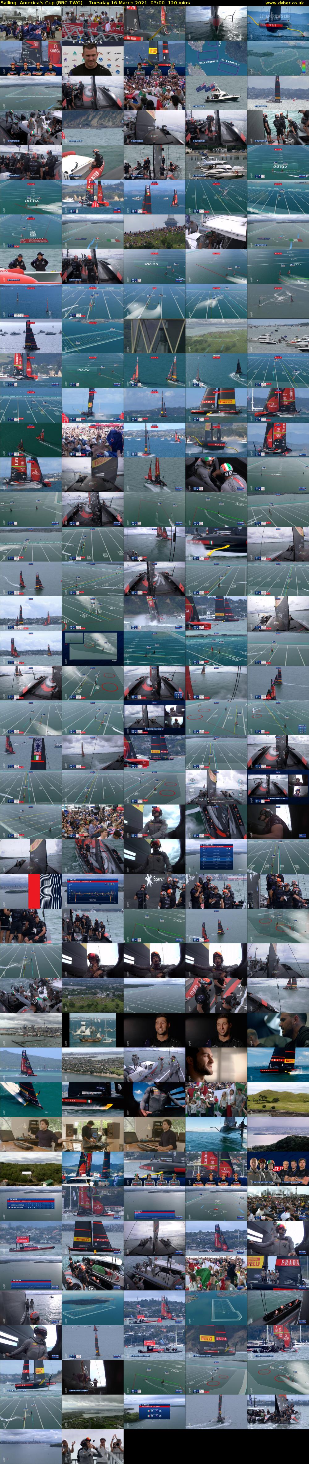 Sailing: America's Cup (BBC TWO) Tuesday 16 March 2021 03:00 - 05:00