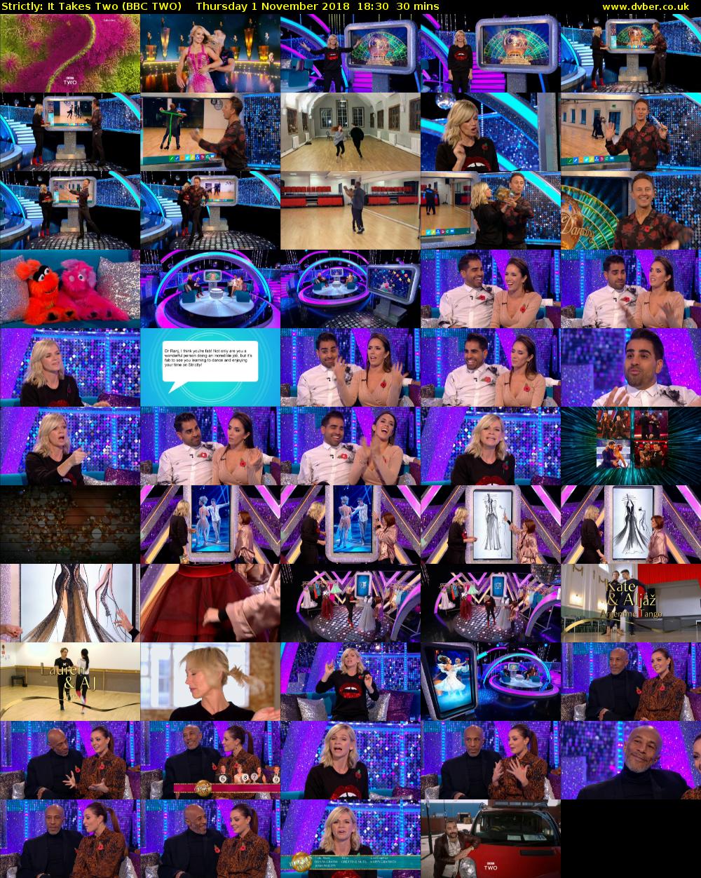 Strictly: It Takes Two (BBC TWO) Thursday 1 November 2018 18:30 - 19:00