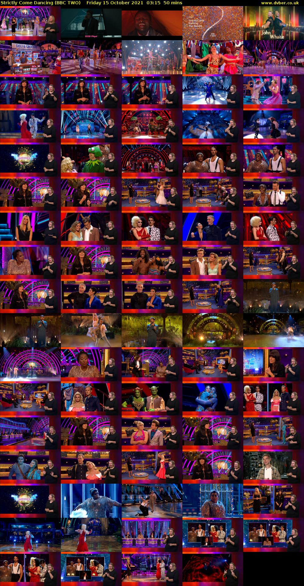 Strictly Come Dancing (BBC TWO) Friday 15 October 2021 03:15 - 04:05