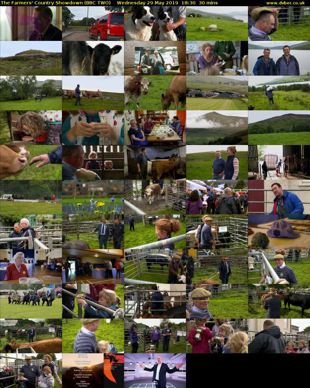 The Farmers' Country Showdown (BBC TWO) Wednesday 29 May 2019 18:30 - 19:00