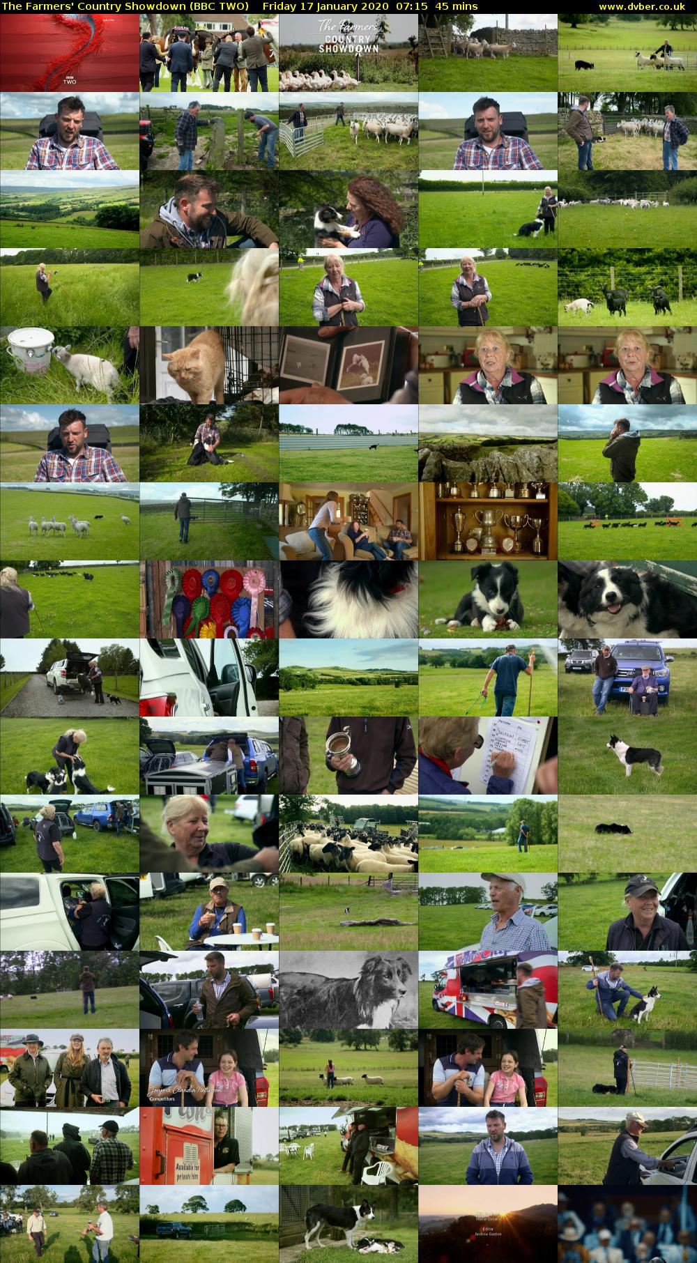 The Farmers' Country Showdown (BBC TWO) Friday 17 January 2020 07:15 - 08:00