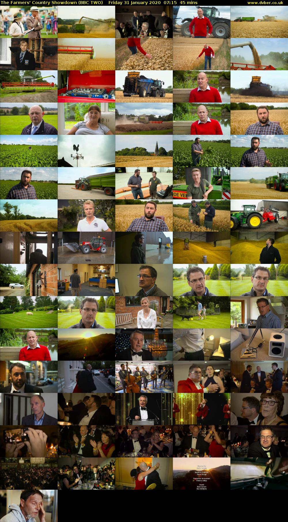 The Farmers' Country Showdown (BBC TWO) Friday 31 January 2020 07:15 - 08:00