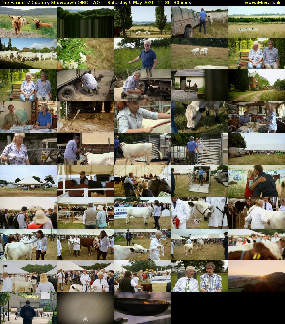 The Farmers' Country Showdown (BBC TWO) Saturday 9 May 2020 11:30 - 12:00