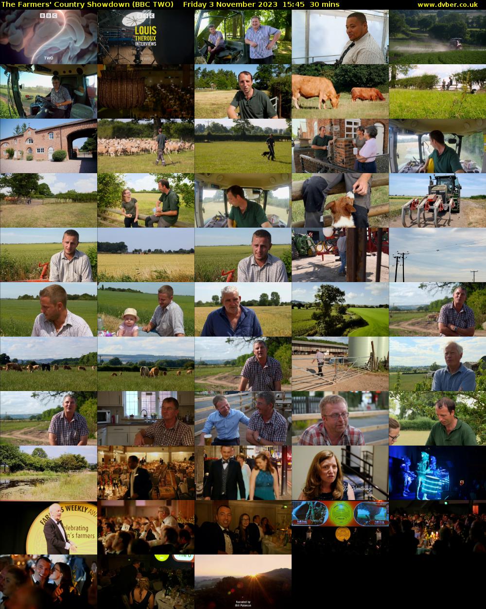 The Farmers' Country Showdown (BBC TWO) Friday 3 November 2023 15:45 - 16:15