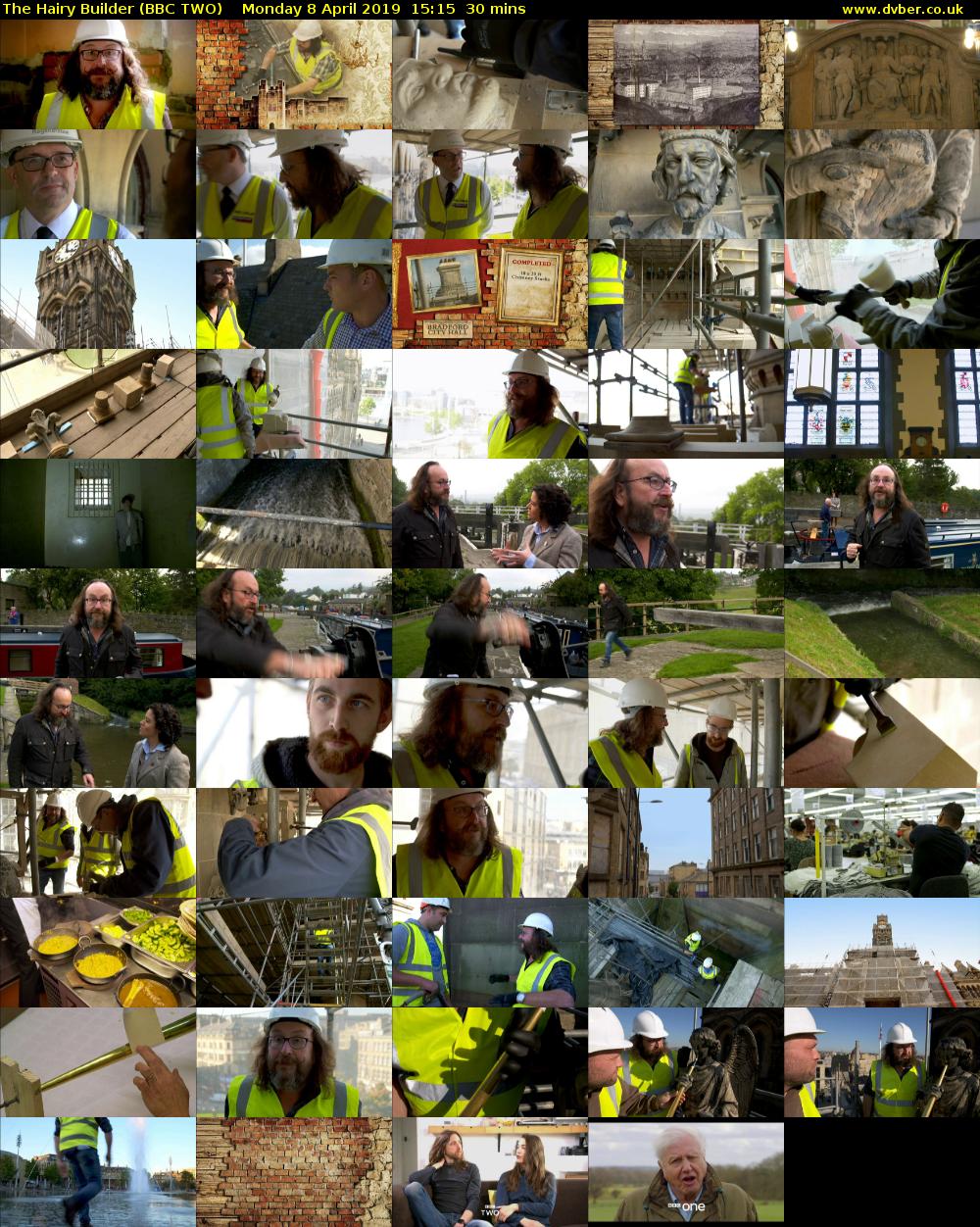 The Hairy Builder (BBC TWO) Monday 8 April 2019 15:15 - 15:45