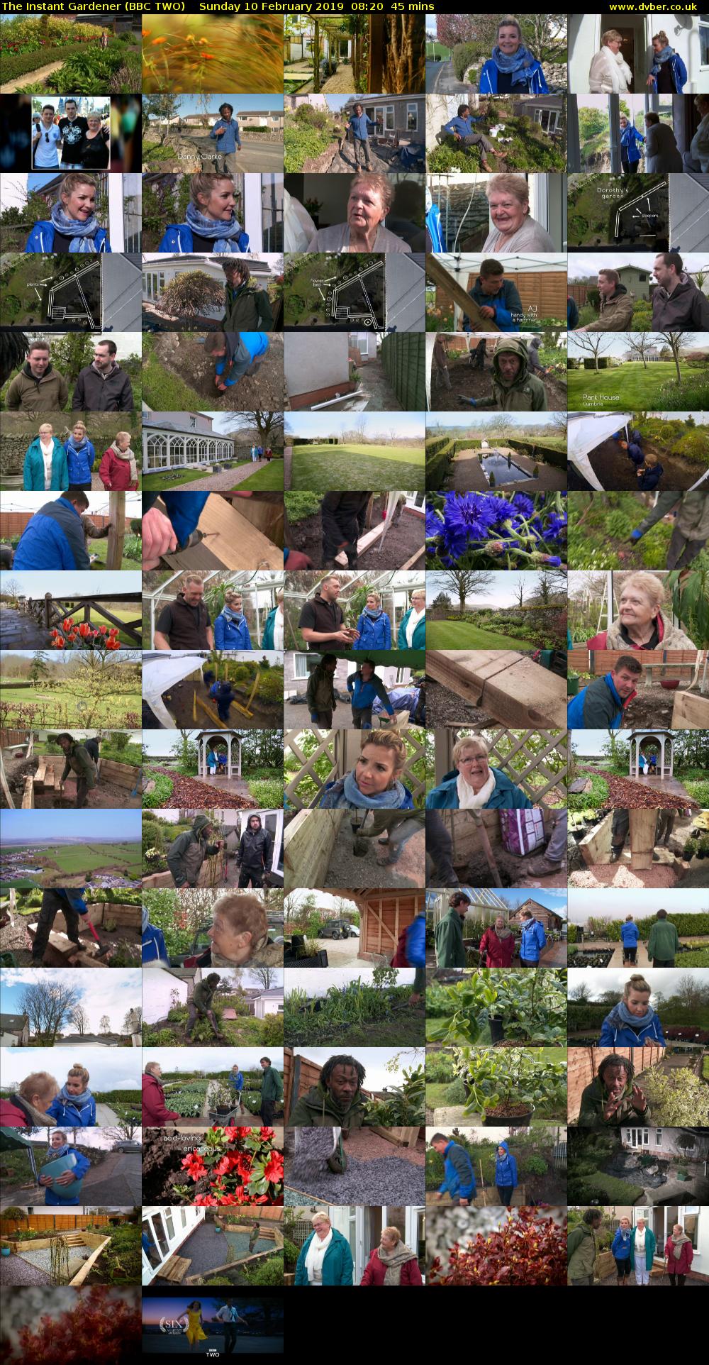 The Instant Gardener (BBC TWO) Sunday 10 February 2019 08:20 - 09:05