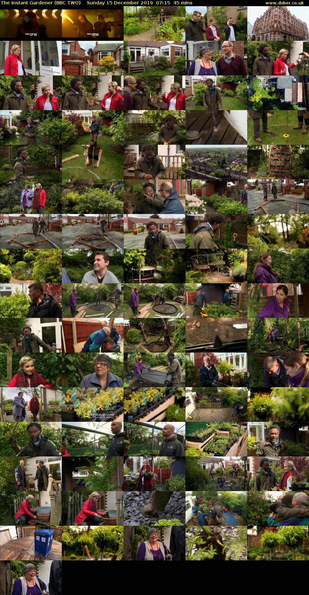 The Instant Gardener (BBC TWO) Sunday 15 December 2019 07:15 - 08:00