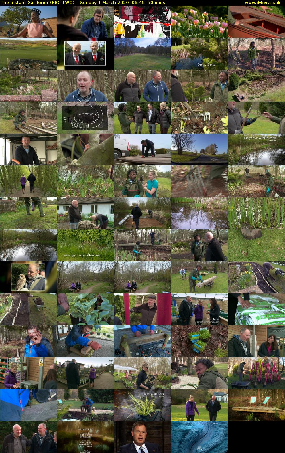 The Instant Gardener (BBC TWO) Sunday 1 March 2020 06:45 - 07:35