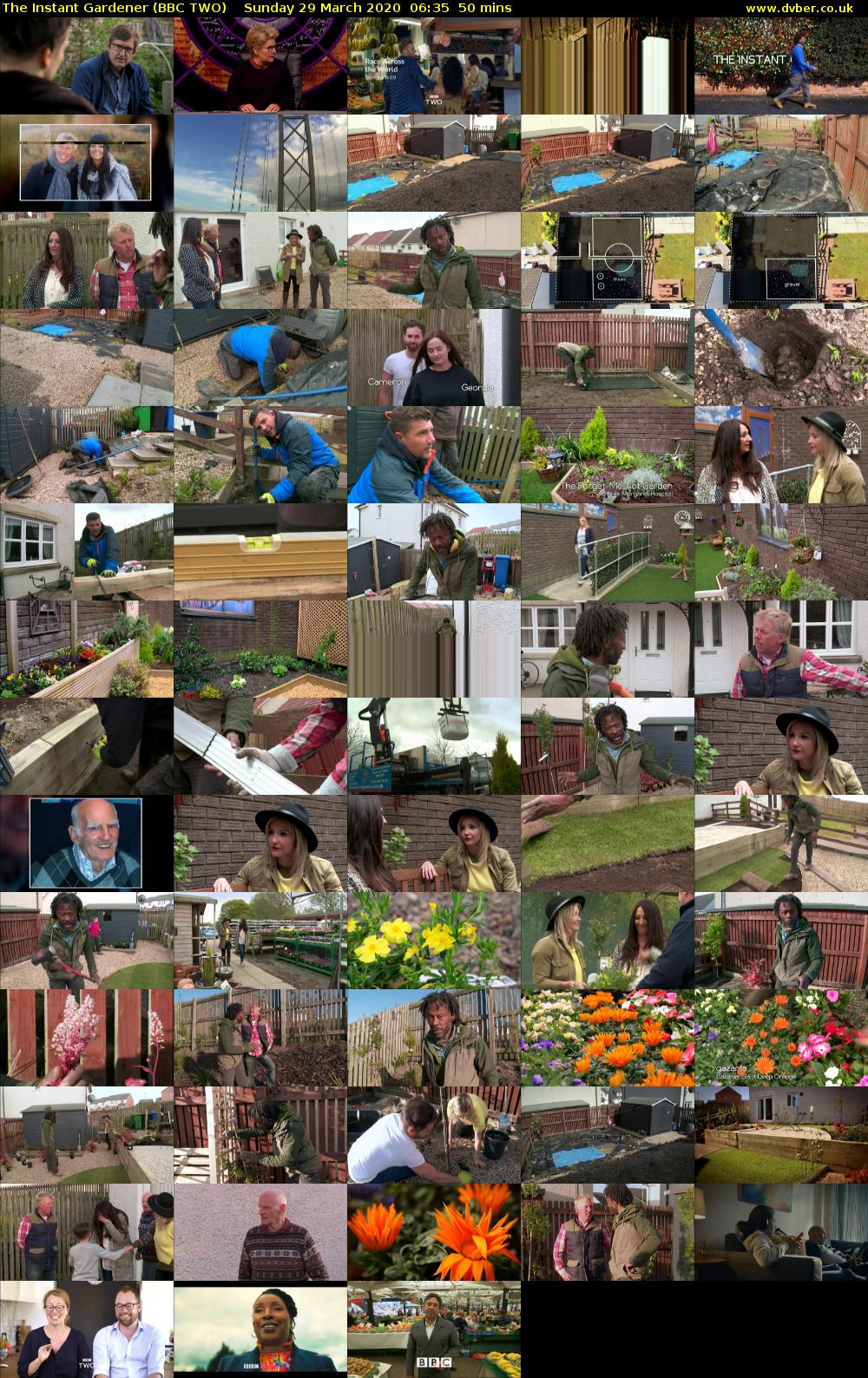 The Instant Gardener (BBC TWO) Sunday 29 March 2020 06:35 - 07:25