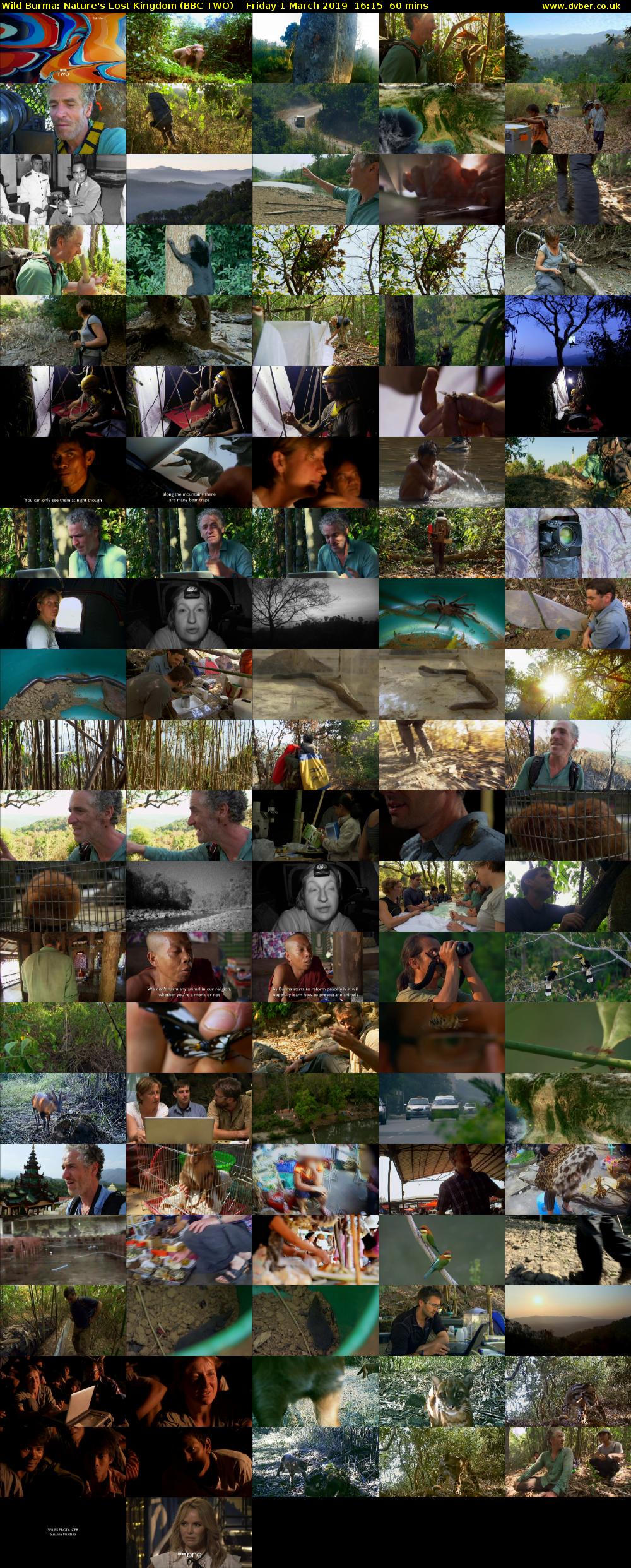 Wild Burma: Nature's Lost Kingdom (BBC TWO) Friday 1 March 2019 16:15 - 17:15