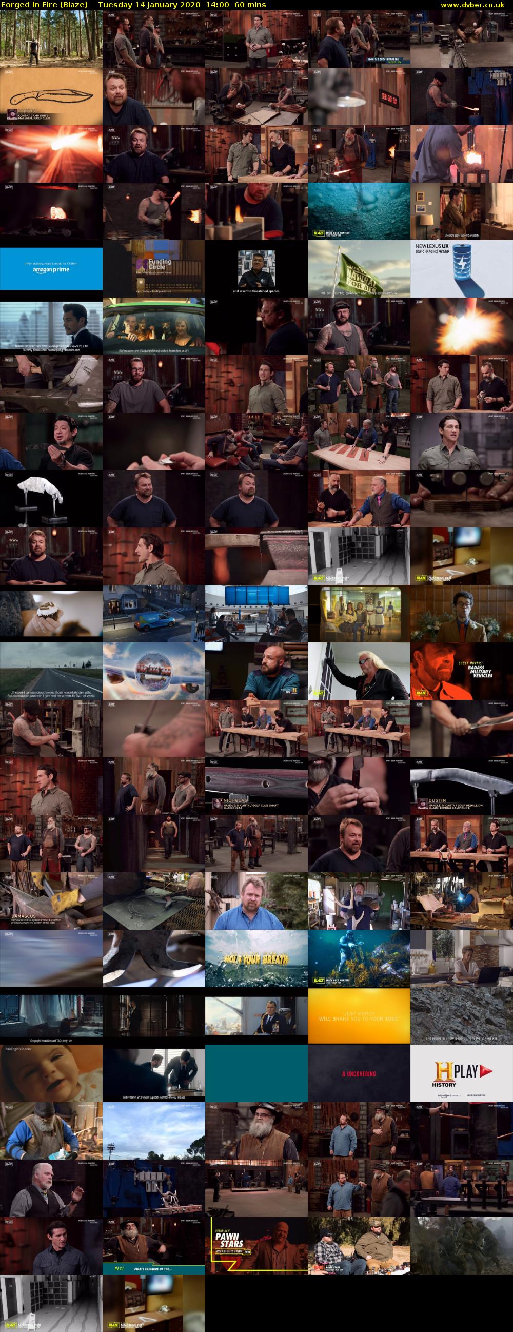 Forged In Fire (Blaze) Tuesday 14 January 2020 14:00 - 15:00