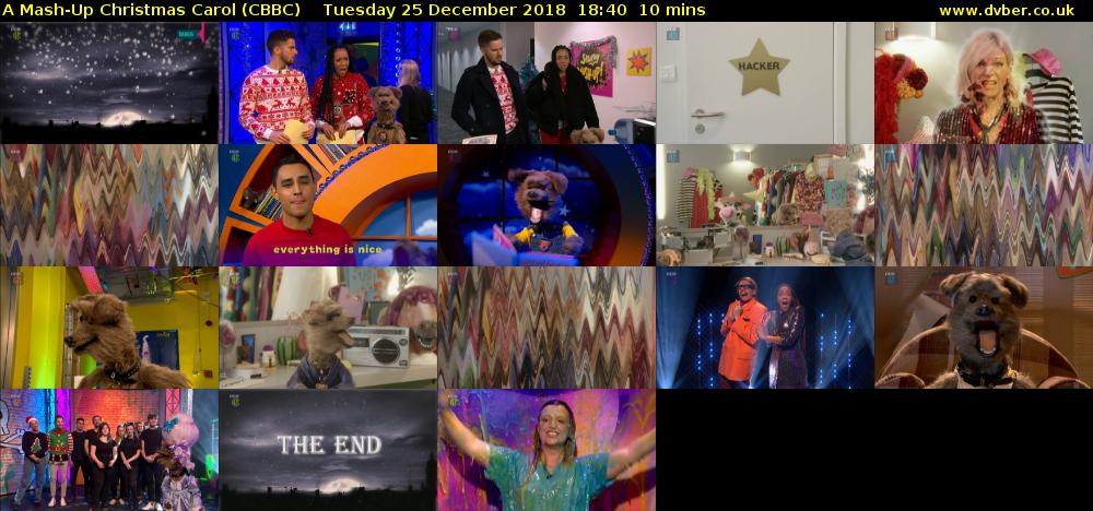A Mash-Up Christmas Carol (CBBC) Tuesday 25 December 2018 18:40 - 18:50