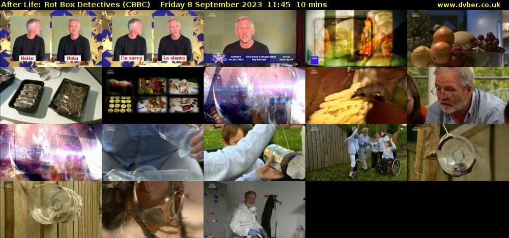 After Life: Rot Box Detectives (CBBC) Friday 8 September 2023 11:45 - 11:55