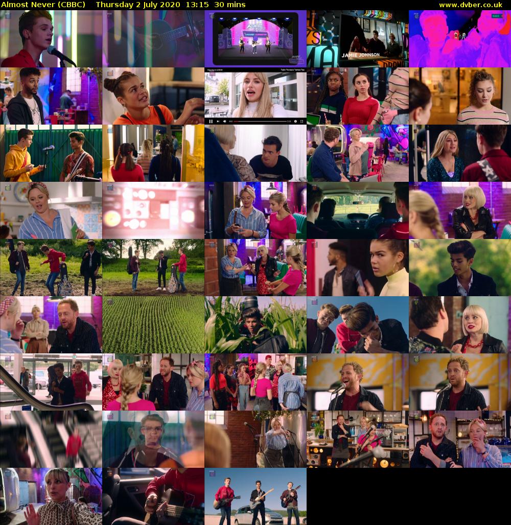 Almost Never (CBBC) Thursday 2 July 2020 13:15 - 13:45