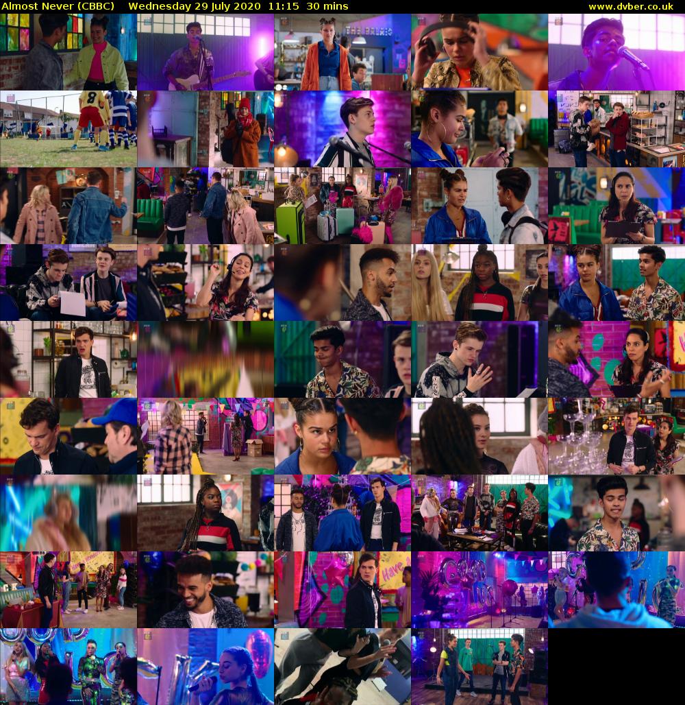 Almost Never (CBBC) Wednesday 29 July 2020 11:15 - 11:45