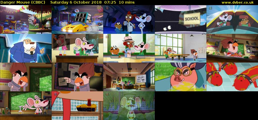 Danger Mouse (CBBC) Saturday 6 October 2018 07:25 - 07:35