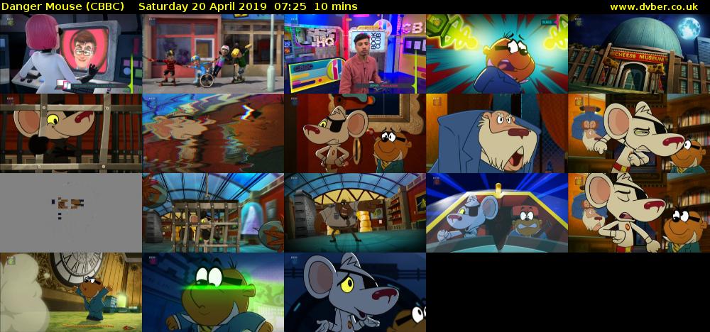 Danger Mouse (CBBC) Saturday 20 April 2019 07:25 - 07:35