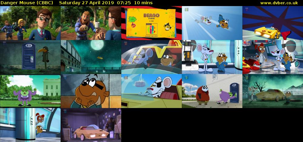 Danger Mouse (CBBC) Saturday 27 April 2019 07:25 - 07:35