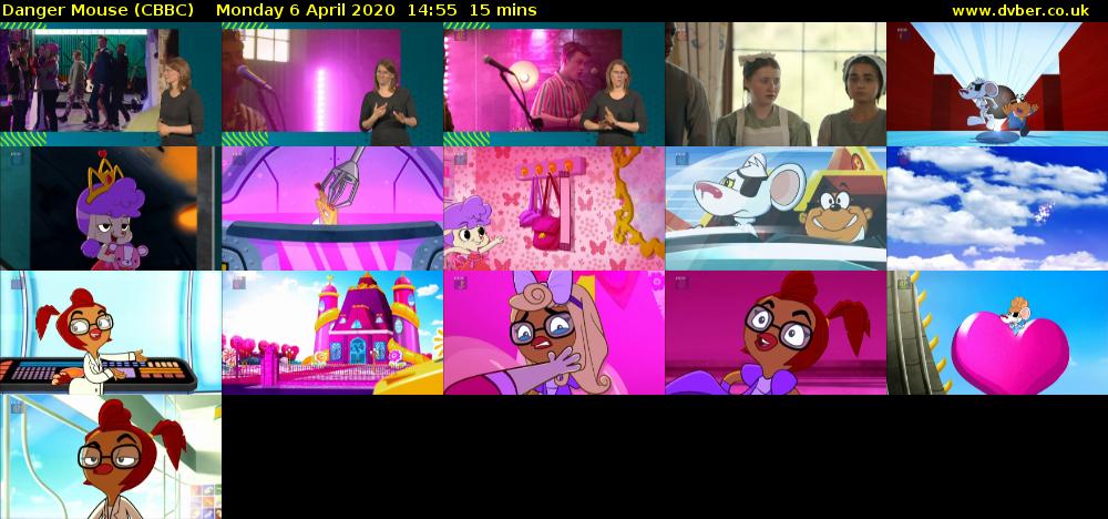 Danger Mouse (CBBC) Monday 6 April 2020 14:55 - 15:10