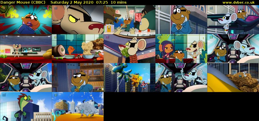 Danger Mouse (CBBC) Saturday 2 May 2020 07:25 - 07:35